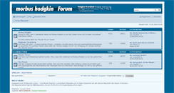 Desktop Screenshot of forum.hodgkin-info.de